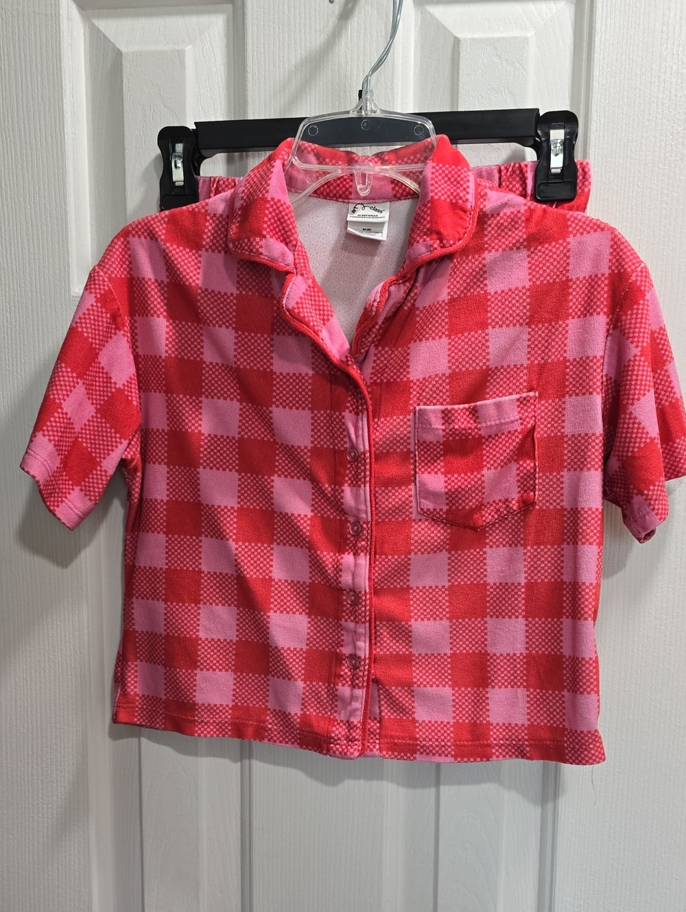 Short-Sleeve Pink & Red Shirt and shorts Size M (8)